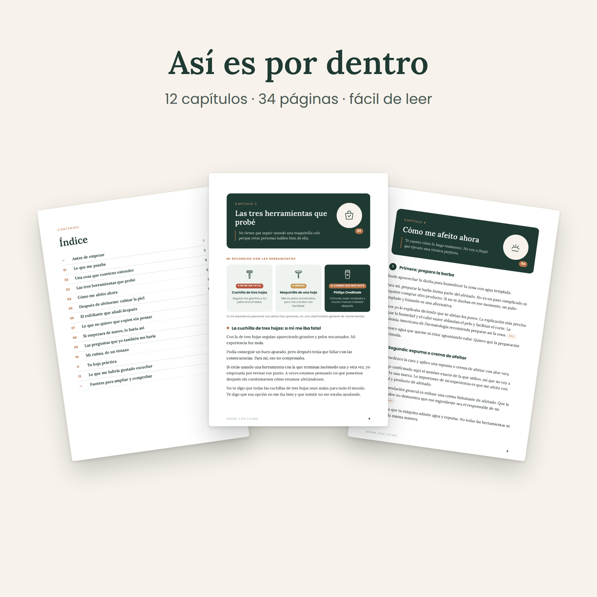 Guía de afeitado y cuidado de la piel