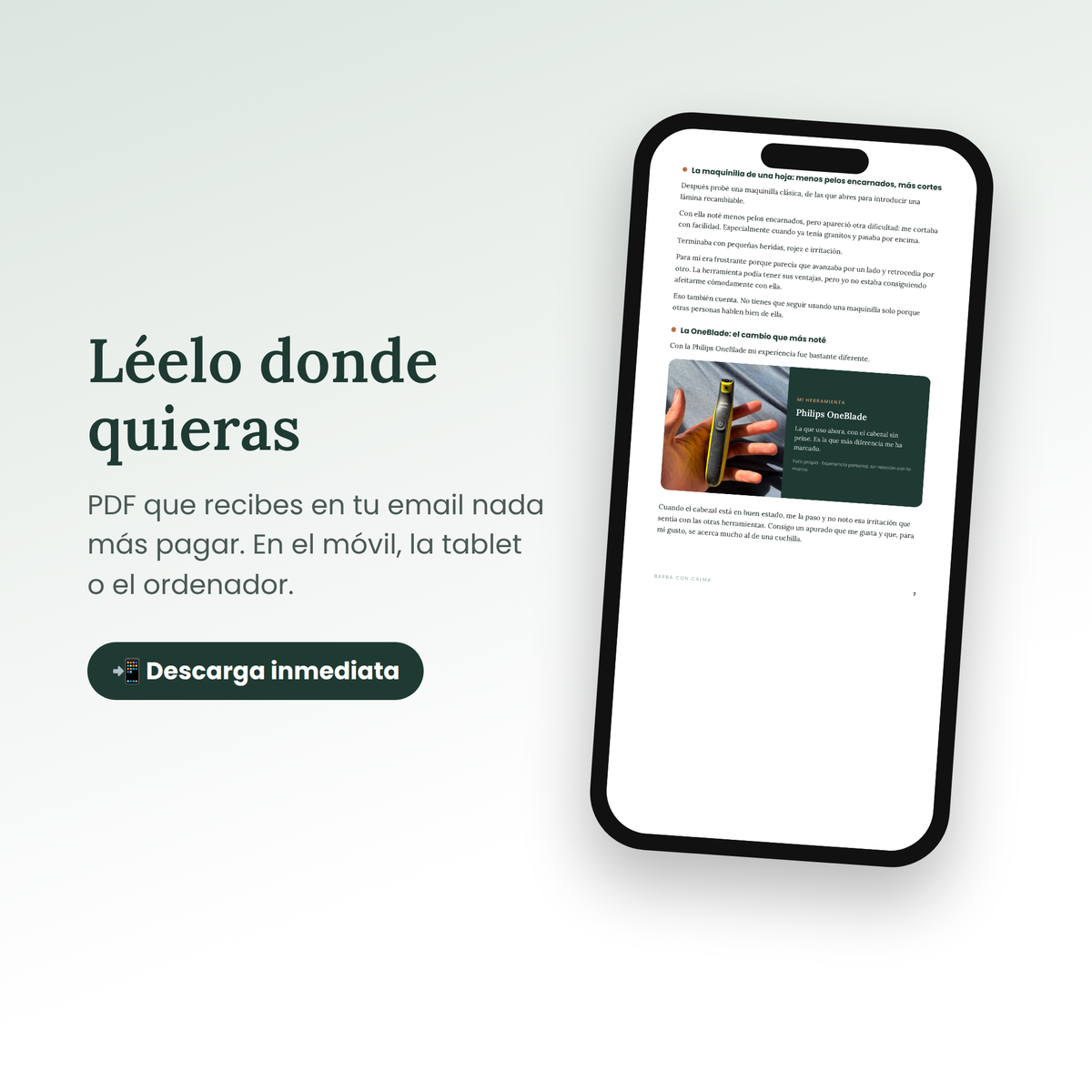 Guía de afeitado y cuidado de la piel